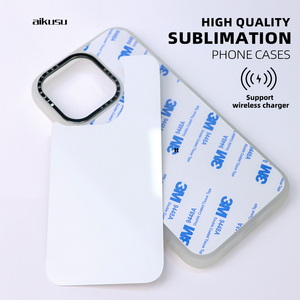 Support Sans Fil Chargement Tpu Mat Transfert de Chaleur Mobile Couvre Blanc Sublimation Téléphone Cas Pour Iphone 16 15 14 13 Pro Max - Product Image 1