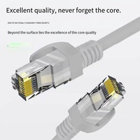Cable de Red UTP Cat6 Cat6A RJ45 de 1M-30M DENIXI Denixi para Ethernet, Expansión de Red, Cable de Comunicación