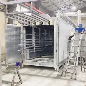 7 metri di grande rivestimento in polvere forno di indurimento di grandi dimensioni forno di essiccazione per profili in alluminio