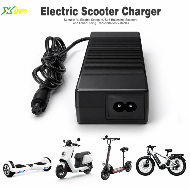 Reliable 42V 2A Electric Scooter Battery Charger Replacement Lithium Battery Pack with Fireproof Material Global Compatibility