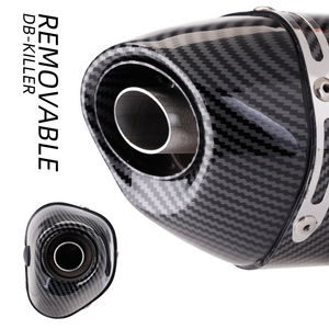 ท่อไอเสียรถจักรยานยนต์ยูนิเวอร์แซล 51 มม. พร้อมปลายท่อไอเสียแบบสองรู สแตนเลส ยี่ห้อโยชิมูระ <span class=keywords><strong>R77</strong></span> คุณภาพสูง - Product Image 5