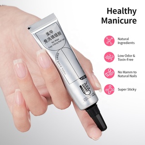Keo dán móng R S Nail 15g không chứa Hema, sản phẩm làm móng nghệ thuật, thiết kế dạng kim, trong suốt, không cần lau, gel dán đá trang trí trong tuýp - Product Image 6
