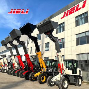 Construcción Farm Mini Frontlader Teleskoplader Radlader Telehandler Telescópico Cargador de ruedas de 2,5 toneladas para la venta - Product Image 1