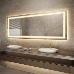 Miroir décoratif pour hôtel et appartement, fabriqué au Cambodge, personnalisé, IP44, éclairé, moderne, écran tactile, anti-buée, lumière LED, salle de bain - Product Image 2