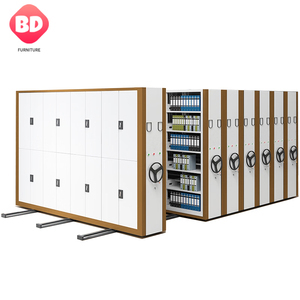 Étagères compactes mobiles en acier pour la bibliothèque de livres rares, stockage de collections spéciales, rayonnage compact en acier pour manuscrits et cartes - Product Image 1