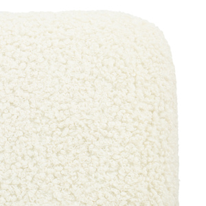 Pouf ottomano bianco, comodo e morbido, panca imbottita per soggiorno e camera da letto - Product Image 3