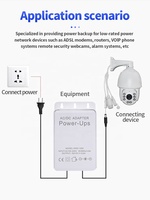 Mini onduleur d'alimentation 1200-3600mAh 5V/9V/12V 1A/2A DC, adaptateur secteur pour caméra de vidéosurveillance, ventilateur, routeur Wi-Fi