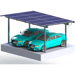 Commercial Or Home Aluminum Photovoltaic Solar Carport Bracket Structural Mounted For Solar Carport Mounting System