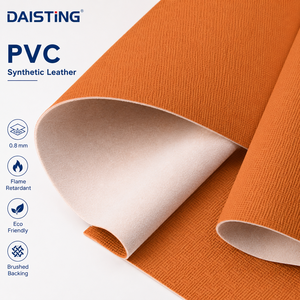 Feuille de <span class=keywords><strong>cuir</strong></span> synthétique tissé en PVC, tissu vinyle imitation <span class=keywords><strong>cuir</strong></span> pour sacs, ceintures, revêtements de canapé, similicuir Rexine, rouleaux de matériaux en gros - Product Image 1