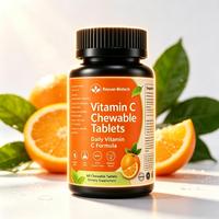 Comprimés de Vitamine C Pure sans OGM, sans gluten, sans sucre, sans ascorbate de sodium pour la santé de la peau