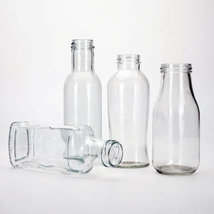 Vista Bán Buôn 200Ml 250Ml 350Ml Vòng Sữa Nước Trái Cây Bánh Sữa Chai Thủy Tinh Bao Bì Cho Nước Giải Khát Với Nhựa Nắp Vặn - Product Image 4