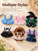 Vêtements de poupée personnalisés OEM ODM, tenues pour jouets en peluche, vêtements pour poupées BJD, costumes pour animaux en peluche, fabricant en gros