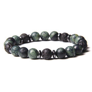 Bracelet en pierres précieuses naturelles <span class=keywords><strong>Pierre</strong></span> Naturelle de haute qualité, best-seller, bracelet diffuseur d'huiles essentielles en <span class=keywords><strong>pierre</strong></span> de lave noire - Product Image 5