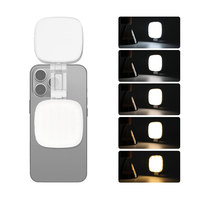 Lumière LED Selfie Portable F-662 Ajustable pour Maquillage Extérieur, YouTube, Photographie de Studio, Éclairage de Poche Magnétique