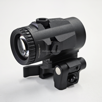 Hunting Optic Sight 3X22mm Fixed 3X Magnifier Scope Quick Release Mount Aluminum Alloy Compatible Red Dot Sight Combination