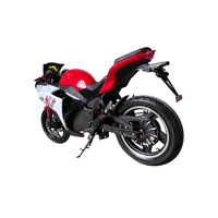 Moto électrique vintage à gros pneus, 3000W, charge rapide, suspension hydraulique, homologuée DOT, pour adultes - Vente chaude