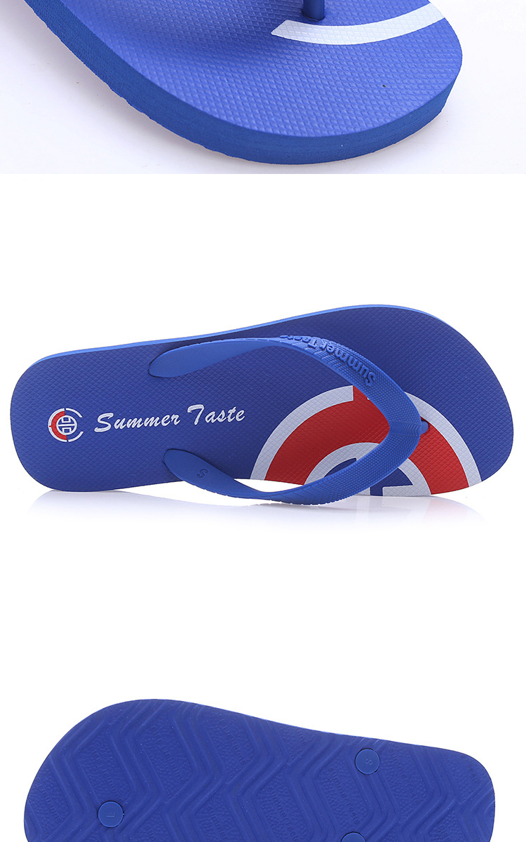 PVC Flip Flops Slippers Men Summer Anti-skid Outdoor Korea Casual Light Beach Sandals