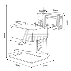 Máquinas de marcado por micropercusión 110V/220V, velocidad de 30-40 mm/s, máquina de perforación para marcado de números de chasis en piezas fundidas y forjadas. - Product Image 4
