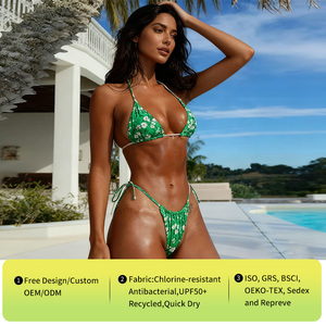 Culottes <span class=keywords><strong>de</strong></span> bikini taille haute sexy pour femmes, ensembles <span class=keywords><strong>de</strong></span> bikinis taille haute sexy américains, <span class=keywords><strong>maillot</strong></span> <span class=keywords><strong>de</strong></span> <span class=keywords><strong>bain</strong></span> taille haute sexy - Product Image 1