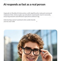 Lunettes Intelligentes IA avec Caméra – Nouveau Modèle d'Optique Intelligente Dotée d'une Caméra Intégrée, Monture TR90