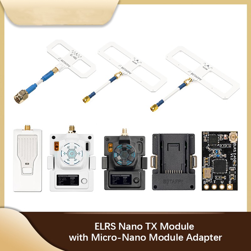 BETAFPV ELRS Nano TX Module - 2.4G, 915mhz, 868mhz Adapter BETAFPV ELRS Nano TX Module - 2.4G, 915mhz, 868mhz Adapter