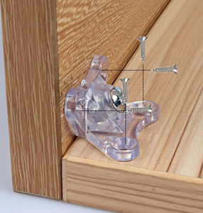 Petites accolades d'angle détachables à 90 degrés robustes Supports de support d'étagère de meubles pour étagère tiroir d'armoire - Product Image 1