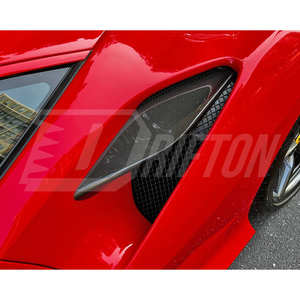 Évents d'entrée d'air arrière en Fiber de carbone sec F8 pour Ferrari F8 Tributo - Product Image 4