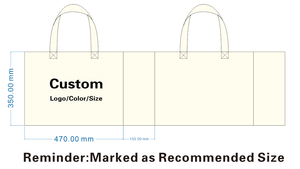 Bolsa de Lona de Diseño Reciclable con Logotipo Personalizado, Bolsa de Compras Grande de Lona para Mujer - Product Image 4