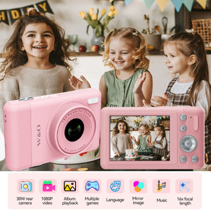 Cámara Infantil Q8 con Pantalla HD de 2.8 Pulgadas, 30MP, Video 1080P, Música, Juegos, Batería de 800mAh, Álbum de Fotos, Reproducción, Cámara Digital para Niños - Product Image 1