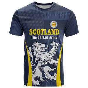 Camiseta de Cuello Redondo Estilo Escocés 2026 para Hombre, Diseño de León Escocés, Jersey Deportivo Informal, Tejido Transpirable de Alta Elasticidad, Manga Corta - Product Image 2