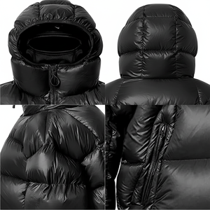 Chaquetas de Plumón de Ganso de Moda, Abrigos Acolchados Brillantes con Capucha para Hombre, Chaqueta Inflable con Logotipo Personalizado, Chaquetas Acolchadas al por Mayor - Product Image 1