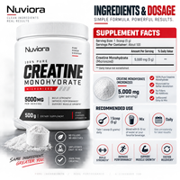 Créatine monohydrate en poudre 100% pure en gros pour les athlètes de gym, hommes et femmes, 500g, soutien à la puissance et à la force pendant l'entraînement, HALAL