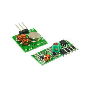 1 paire de récepteur RF sans fil module et super-régénération plaque module émetteur 433 MHZ DC5V (DEMANDER/OOK) - Product Image 2