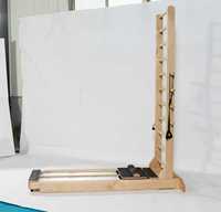 Equipo Comercial de Pilates Reformers para Flexibilidad, Estiramiento Muscular Corporal, Reformer de Madera de Arce, Barril de Escalera de Arce para Gimnasio