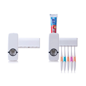 Wholesale Factory New Arrival Bathroom Wall Mounted <b>Toothpaste</b> <b>Squeezer</b> Automatic Dispenser Set - Product Image 2