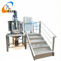 Cuve de mélange à cisaillement élevé monocouche fixe de 500L, 1000L, 3000L, 5000L pour shampoing, lessive et savon vaisselle à froid