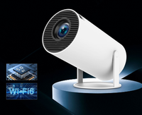 Mini Proyector Inteligente Android 11, Cine en Casa, Compatible con 3D, Recargable, para Ver Películas Antes de Dormir