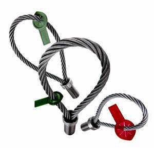 コンクリート要素リフティングアンカー用の高品質プレキャストインループ鋼線ロープスリング10mm - Product Image 2