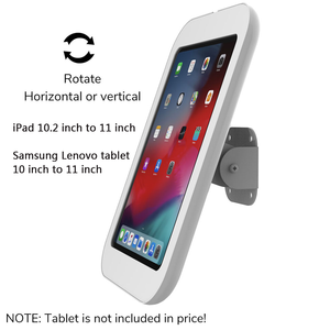 <span class=keywords><strong>Support</strong></span> <span class=keywords><strong>mural</strong></span> réglable de tablette de boîtier en métal de sécurité avec le <span class=keywords><strong>support</strong></span> verrouillable antivol de compteur de tablette de serrure pour l'Ipad - Product Image 6