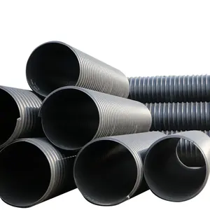 Manufacturer's own sales quality assurance hdpe reinforced hollow wall winding pipe dn600 for drainage