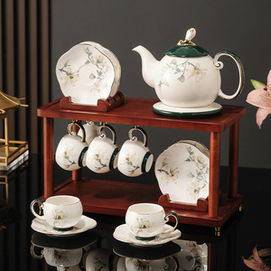 Chinese Style Luxury <b>Tea</b> Set 2026 New Ceramic Water Cups Home Living Room Teacup Gift <b>Box</b> For Elders - Product Image 3