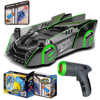 Voiture de course télécommandée pour enfants, jouet mural à quatre roues motrices avec effets lumineux, cadeau idéal pour les 5-10 ans