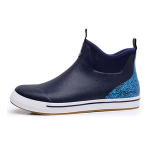 Botas de cubierta de goma personalizadas de fábrica, botas de neopreno de goma para pesca al tobillo para mujer - Product Image 5