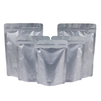 Sacs en Mylar thermoscellables en aluminium réutilisables, sacs de rangement en Mylar avec étiquette autocollante pour aliments
