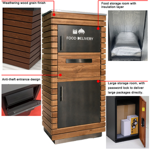 JDY - Buzón <span class=keywords><strong>de</strong></span> Correos Moderno con Acabado <span class=keywords><strong>de</strong></span> Madera, para Almacenamiento Decorativo <span class=keywords><strong>de</strong></span> Paquetes y Cartas, Diseñado Específicamente para el Porche - Product Image 4