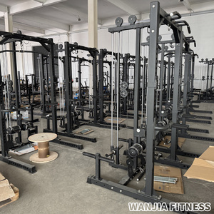 Machine Smith Commerciale en Acier pour Entraînement de Force, Rack de Musculation Multifonctionnel pour Salle de Sport Unisexe - Product Image 5