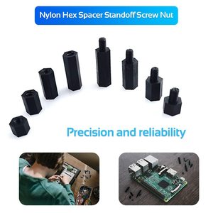 M4 Black Nylon Standoff <b>Spacer</b> Set With Screws Hex Nuts 350Pcs For PCB Mounting - Product Image 3