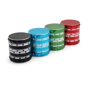 Broyeur d'herbes broyeur d'épices accessoires pour <span class=keywords><strong>fumer</strong></span> 63mm 4 parties broyeur en alliage d'aluminium broyeur de tabac à dents pointues personnalisé - Product Image 3