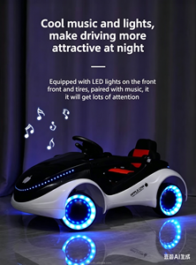 Voiture électrique pour enfants 12V, voiture de sport pour enfants avec télécommande et roues lumineuses - Product Image 6