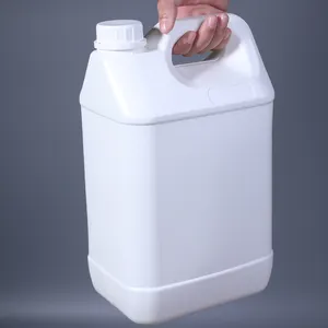 Zelf Geproduceerde Hoge Kwaliteit 5L Vierkante Plastic Drums Voor Alcohol Reiniging Olie Opslag Emmer Met Aluminiumfolie Pakking